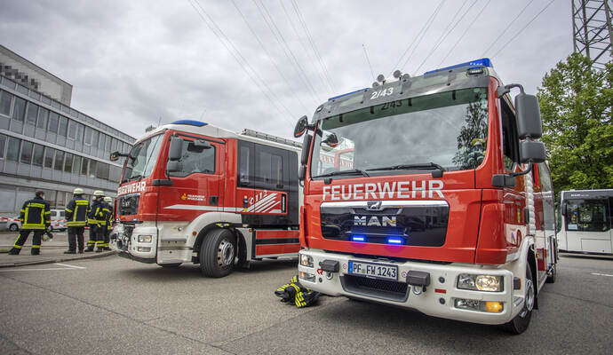 Gefahrstoffunfall Industriestraße