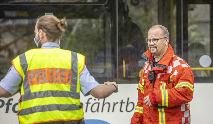 Gefahrstoffunfall Industriestraße
