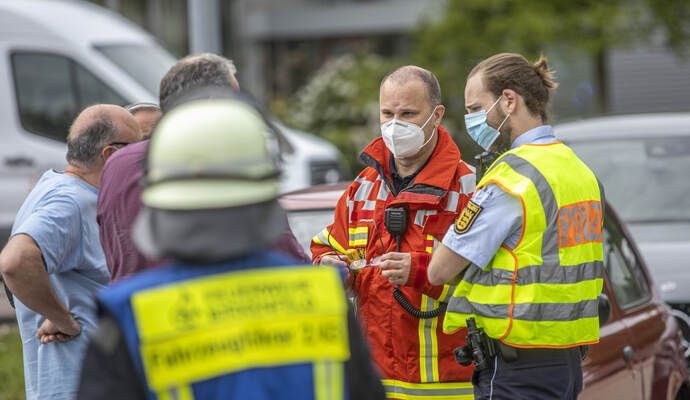 Gefahrstoffunfall Industriestraße