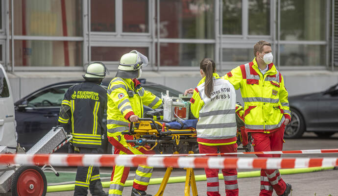 Gefahrstoffunfall Industriestraße