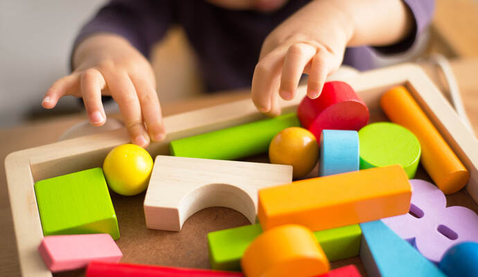 In einer Kita in Feldrennach gab es zwei Corona-Fälle (Symbolbild).