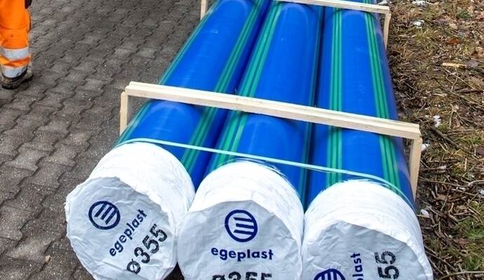 Die Stadtwerke Pforzheim arbeiten derzeit am Wasserleitungsweg.
