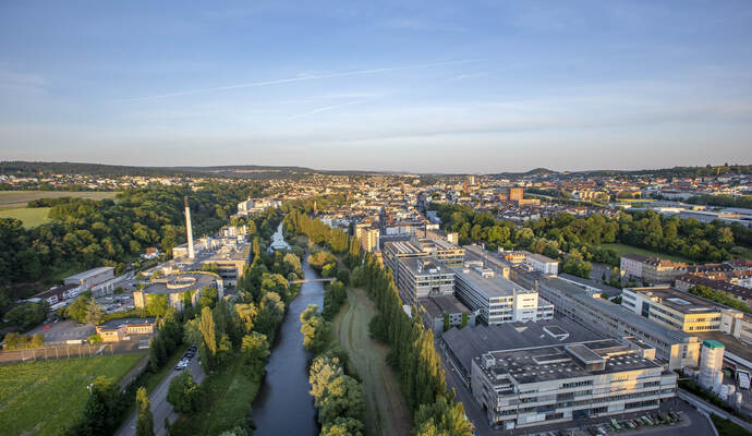 Gasometer Heißluftballon 