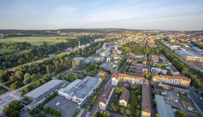 Gasometer Heißluftballon 