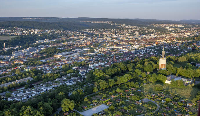 Gasometer Heißluftballon 