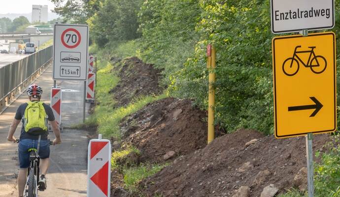 Umleitung Enztalradweg