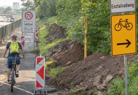 Umleitung Enztalradweg