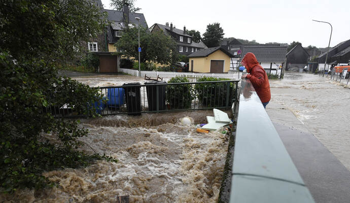Unwetter in Nordrhein-Westfalen