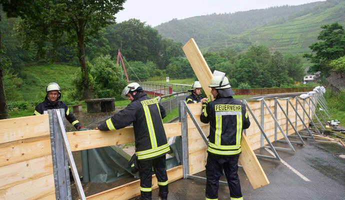 Unwetter in Rheinland-Pfalz
