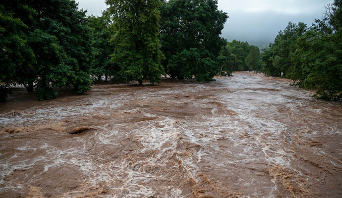 Unwetter in Rheinland-Pfalz