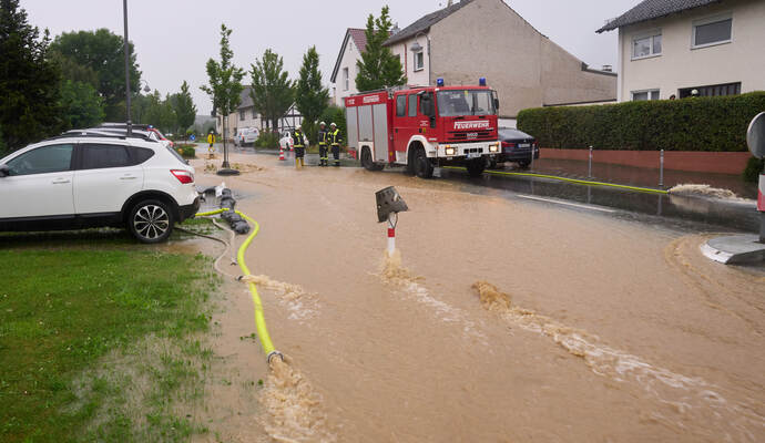 Unwetter in Rheinland-Pfalz