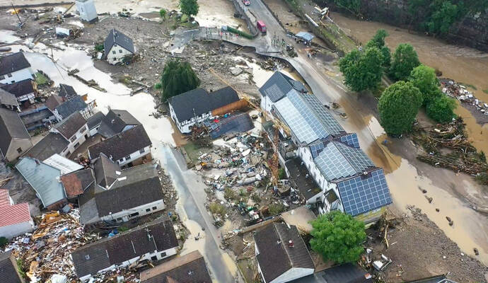 Unwetter in Rheinland-Pfalz