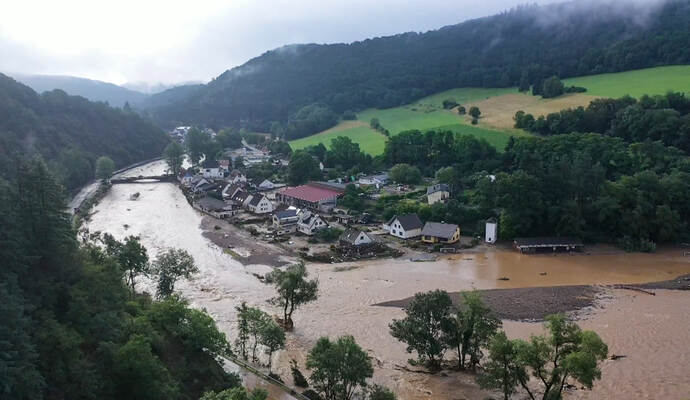 Unwetter in Rheinland-Pfalz