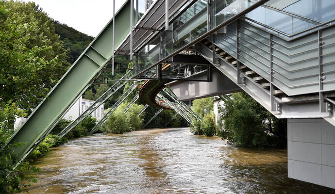 Unwetter in Nordrhein-Westfalen