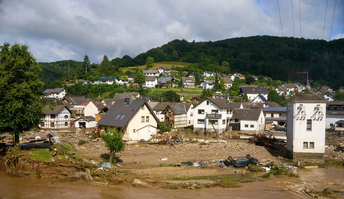 Unwetter in Rheinland-Pfalz