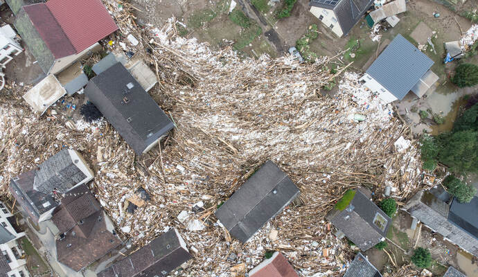 Unwetter in Rheinland-Pfalz