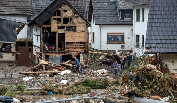 Unwetter in Rheinland-Pfalz