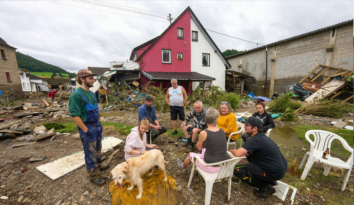 Unwetter in Rheinland-Pfalz