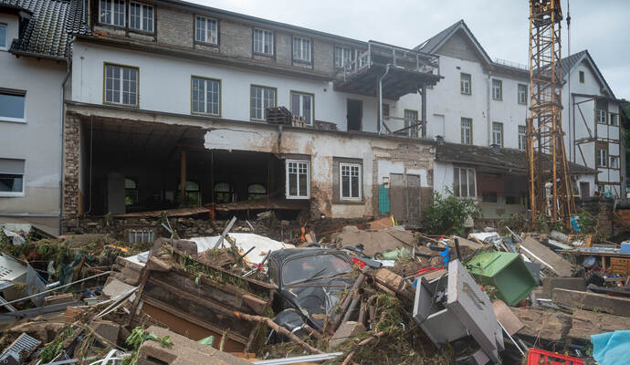 Unwetter in Rheinland-Pfalz
