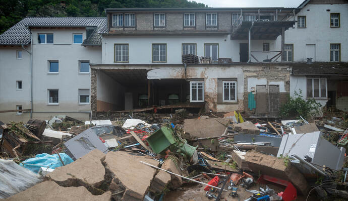 Unwetter in Rheinland-Pfalz