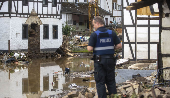 Unwetter in Rheinland-Pfalz