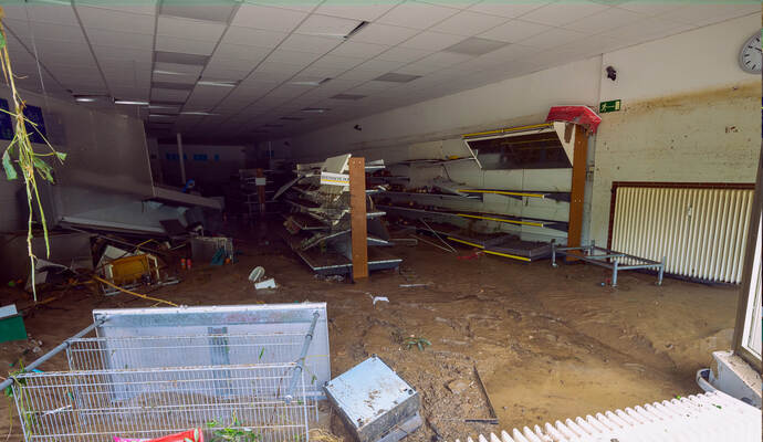 Unwetter in Rheinland-Pfalz