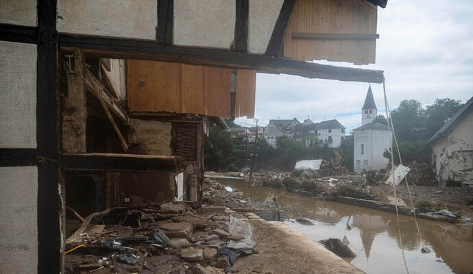 Unwetter in Rheinland-Pfalz