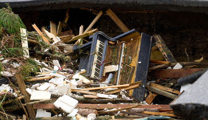 Unwetter in Rheinland-Pfalz