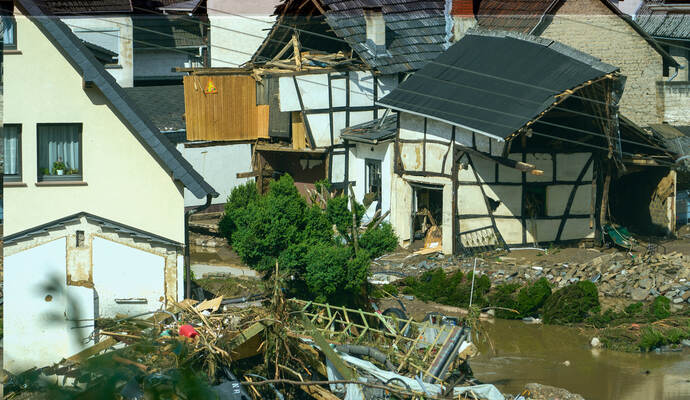 Unwetter in Rheinland-Pfalz