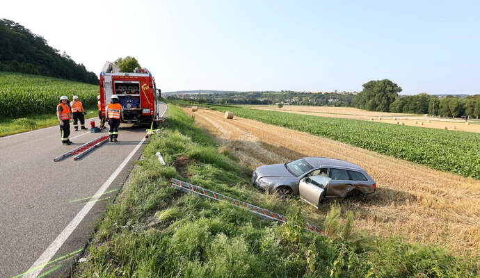 Zwischen Bilfingen und Königsbach hat es am Donnerstagabend einen Unfall gegeben.