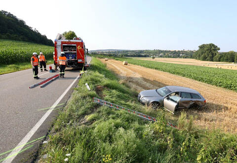 Zwischen Bilfingen und Königsbach hat es am Donnerstagabend einen Unfall gegeben.