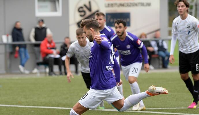 Niklas Hecht-Zirpel traf für den FC Nöttingen. Für den Sieg reichte das am Ende aber nicht.