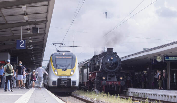 Historische Dampfzüge