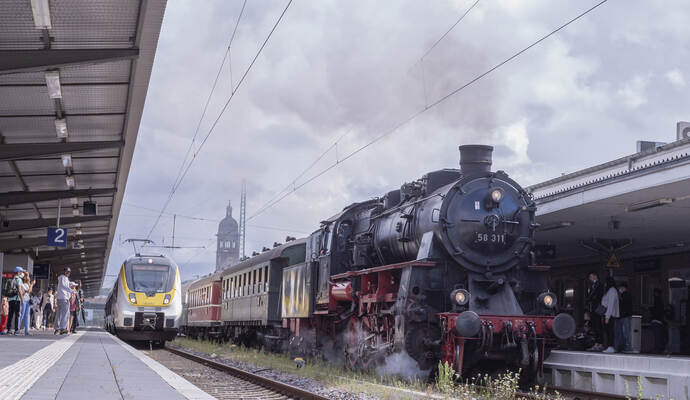 Historische Dampfzüge