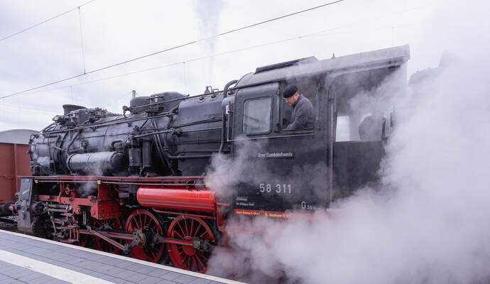 Historische Dampfzüge