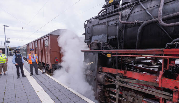Historische Dampfzüge