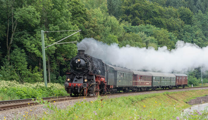 Historische Dampfzüge