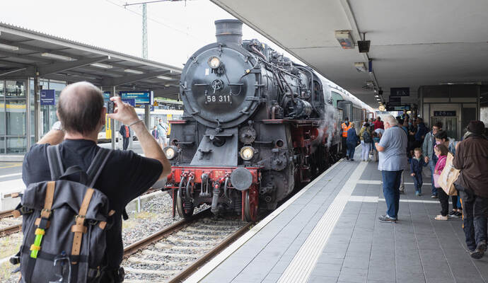 Historische Dampfzüge