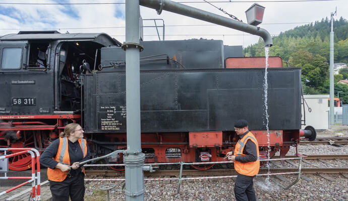 Historische Dampfzüge