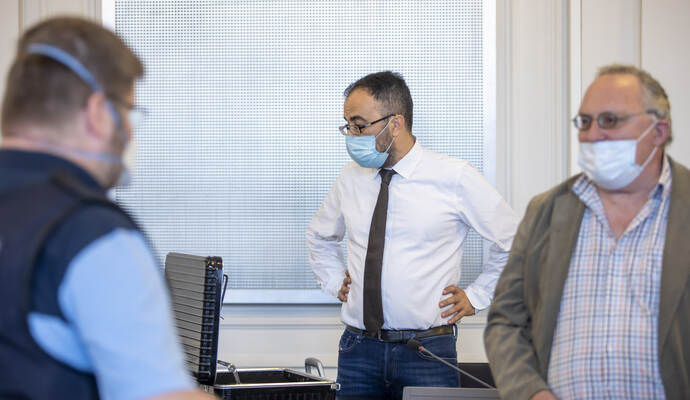 Auftakt Mordprozess Landgericht Karlsruhe