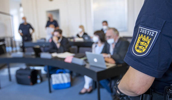 Auftakt Mordprozess Landgericht Karlsruhe
