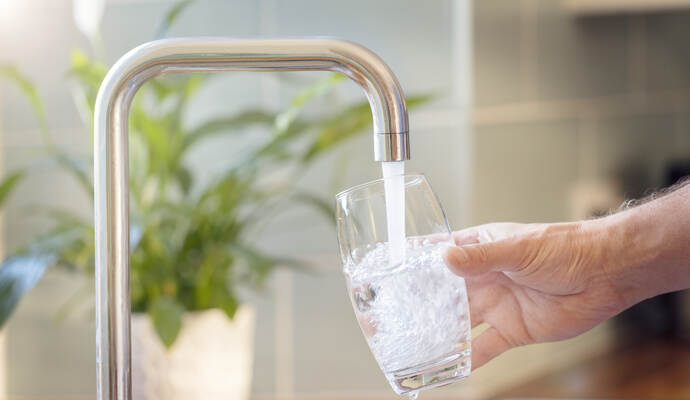 Das Wasser in Stein riecht aktuell leicht nach Chlor.