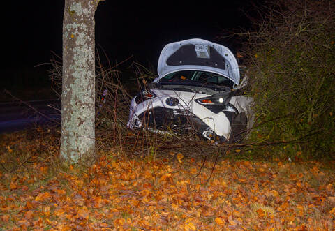 Der Toyota hat einen Totalschaden.