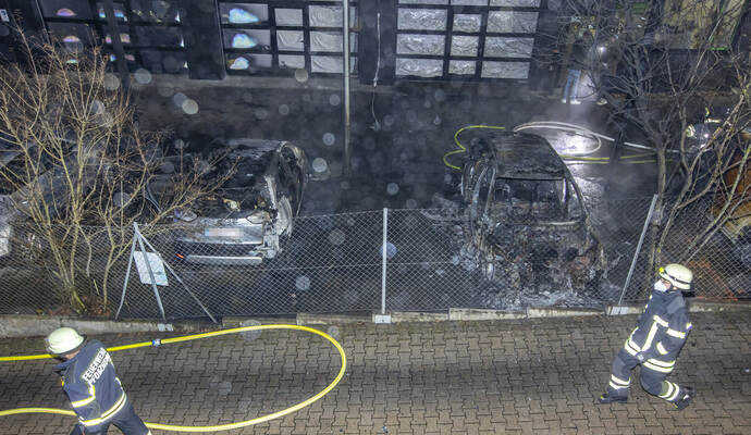 Brand Mannheimer Straße