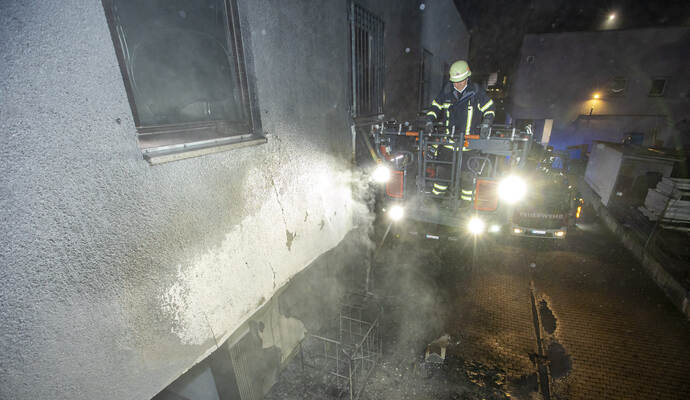 Brand Mannheimer Straße