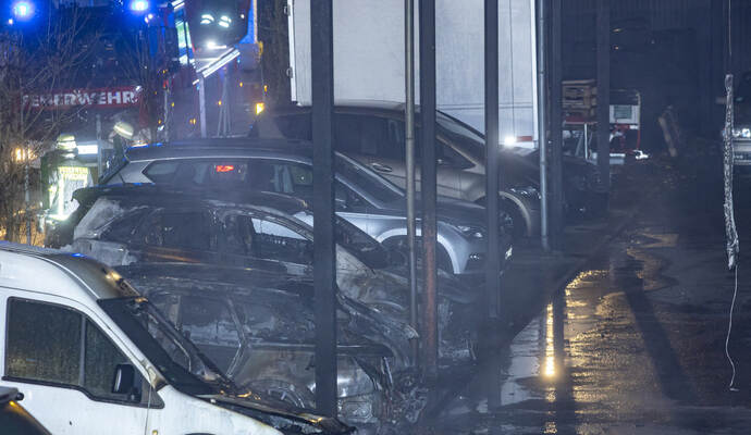 Brand Mannheimer Straße