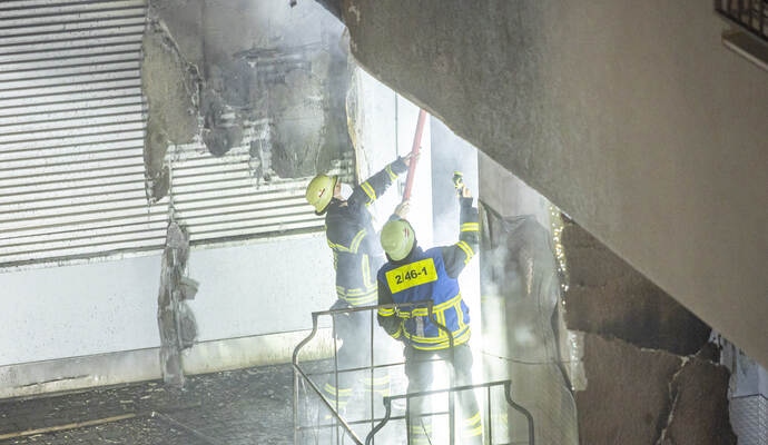 Brand Mannheimer Straße