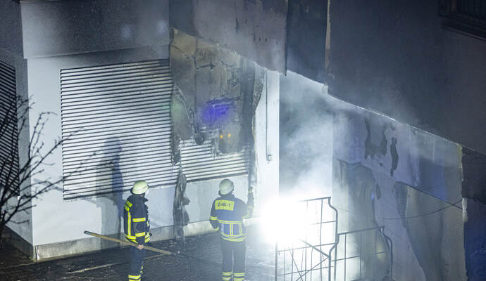 Brand Mannheimer Straße