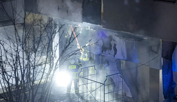 Brand Mannheimer Straße