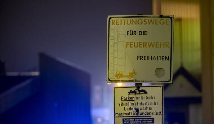 Brand Mannheimer Straße